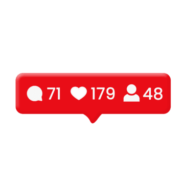 Instagram notifikacija sa 71 komentarom, 179 lajkova i 48 novih pratilaca – simbol rasta vidljivosti i angažmana na mrežama